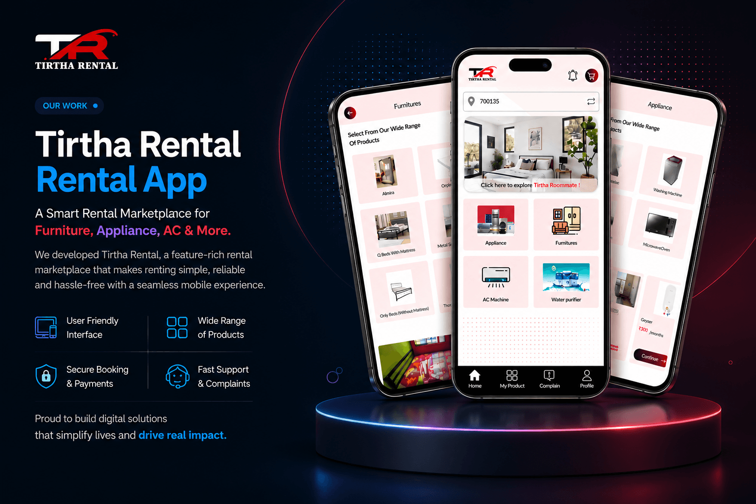 Tirtha Rental — product artwork